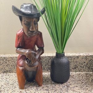 Genuine Wood Hand-carved Haitian Sculpture